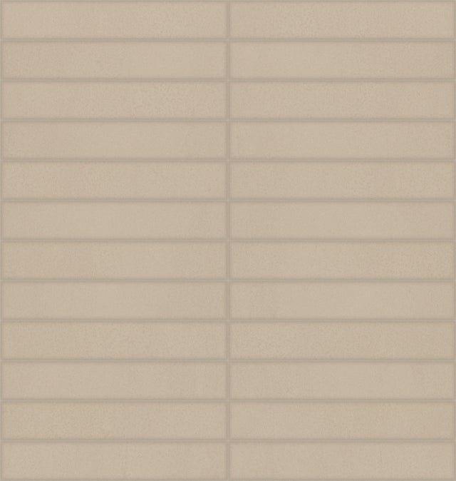 Daltile Synchronic Beige Straight Joint 1x6 Matte Mosaic Tile