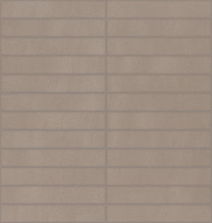 Daltile Synchronic Taupe Straight Joint 1x6 Matte Mosaic Tile