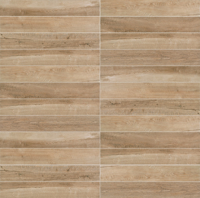 Daltile Platinum Honey Plank 6x36 Matte Floor Tile