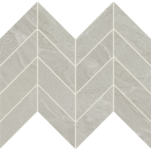 Daltile Vertuo Maestro Chevron 2x5 Microban Matte Mosaic Tile