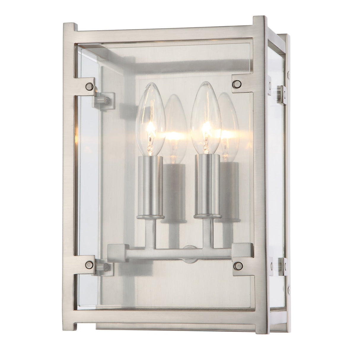 Danbury 2 Light Brushed Nickel Sconce DAN-8792-BN