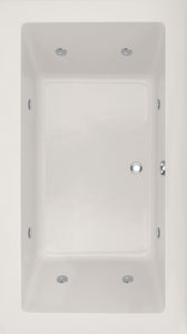Hydro Systems DAN7341AWP-WHI DANIKA 7341 AC W/WHIRLPOOL SYSTEM-WHITE