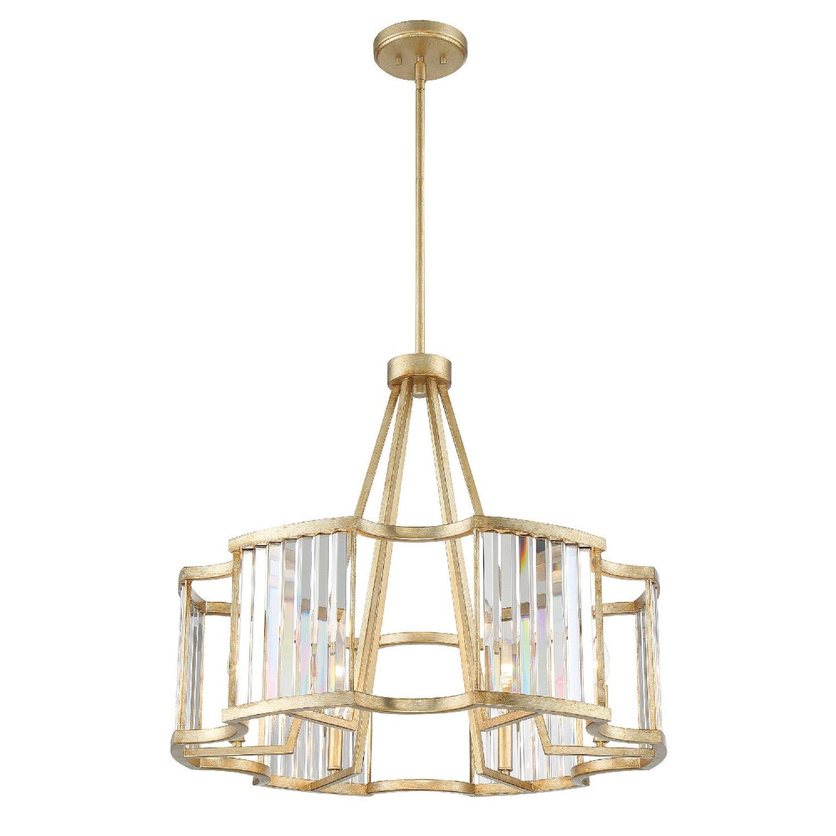 Darcy 8 Light Distressed Twilight Chandelier DAR-1018-DT