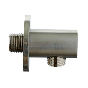 DAX Brass Round Shower Arm, 12", Brushed Nickel DAX-1053-300-BN