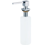 DAX Brass Soap Dispenser Square, Brushed Nickel DAX-1001-BN
