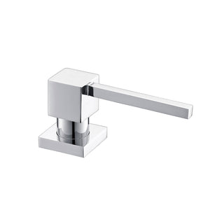 DAX Brass Soap Dispenser Square, Chrome DAX-1001-CR
