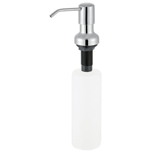 DAX Brass Round Soap Dispenser, Brushed Nickel DAX-1002-BN