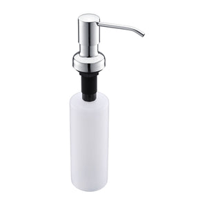 DAX Brass Round Soap Dispenser, Chrome DAX-1002-CR