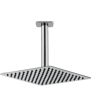 DAX Brass Square Ceiling Shower Arm, 8", Brushed Nickel DAX-1012-200-BN