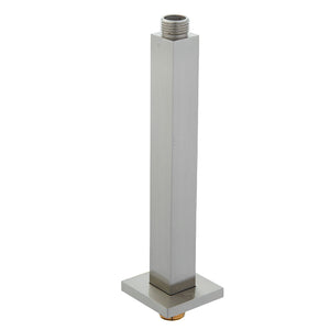 DAX Brass Square Ceiling Shower Arm, 8", Brushed Nickel DAX-1012-200-BN