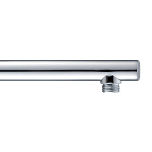 DAX Brass Round Shower Arm, 12", Chrome DAX-1053-300-CR