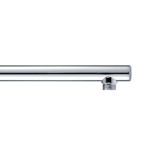DAX Brass Round Shower Arm, 15", Chrome DAX-1053-365-CR