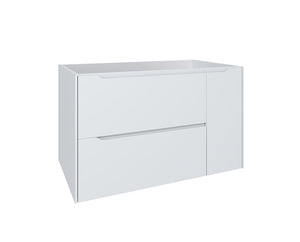 DAX Cenit Single Vanity Cabinet with 2 Drawers and 1 Door, 32", Matte White DAX-CEN023211