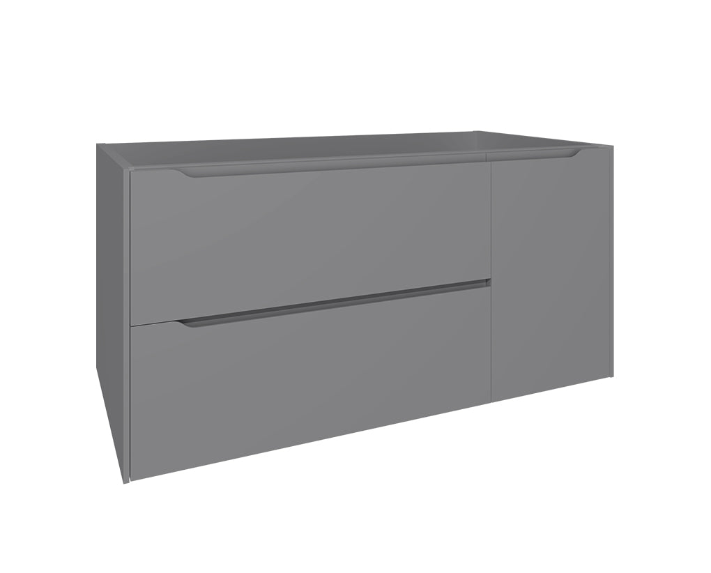 DAX Cenit Single Vanity Cabinet with 2 Drawers and 1 Door, 40", Mist DAX-CEN024022