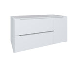 DAX Cenit Single Vanity Cabinet with 2 Drawers and 1 Door, 48", Matte White DAX-CEN024811