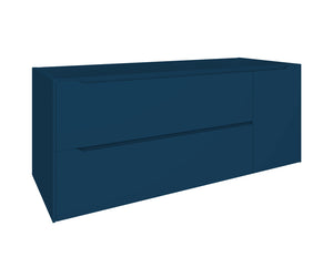 DAX Cenit Single Vanity Cabinet with 2 Drawers and 1 Door, 48", Blue DAX-CEN024821