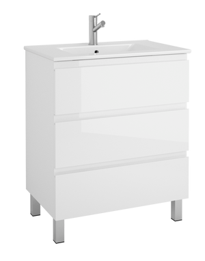 DAX Costa Engineered Wood Single Vanity Cabinet, 28", White DAX-COS012811-ONX
