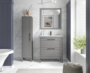 DAX Lakeside Engineered Wood Single Vanity, 40", Matte Mist DAX-LAKE014022