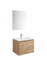 DAX Malibu Engineered Wood Single Vanity Cabinet, 28", Oak DAX-MAL012814