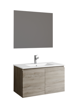 DAX Malibu Engineered Wood Single Vanity Cabinet, 32", Pine DAX-MAL013212