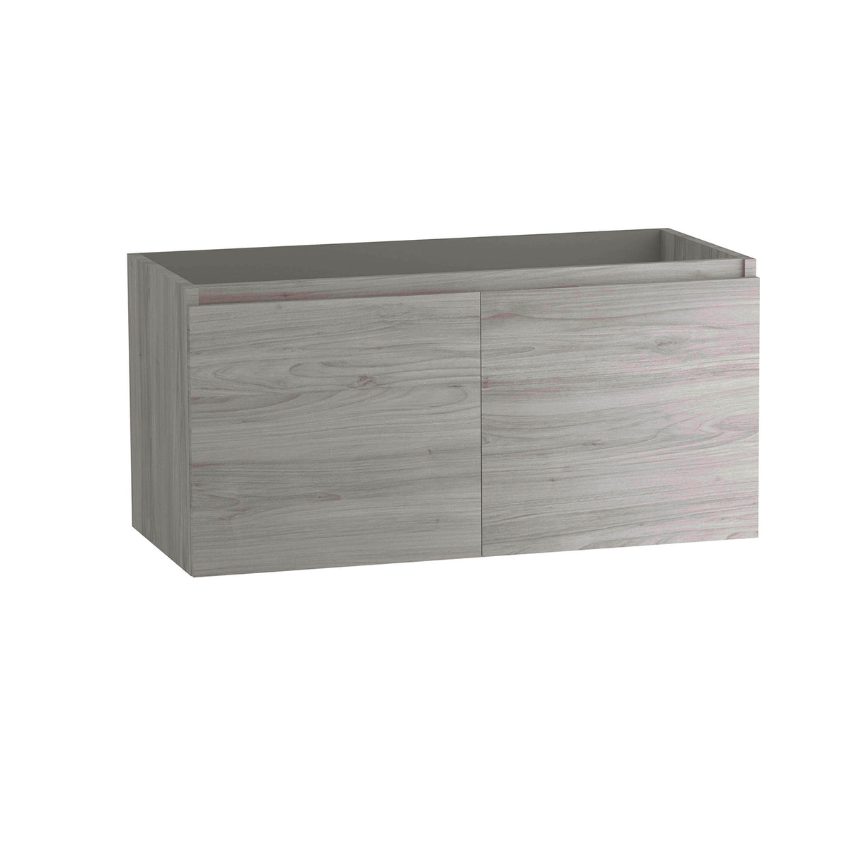 DAX Malibu Engineered Wood and Porcelain Onix Basin with Double Vanity Cabinet, 48", Cement DAX-MAL014881-ONX