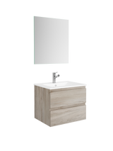 DAX Pasadena Engineered Wood Single Vanity Cabinet, 24", Pine DAX-PAS012412