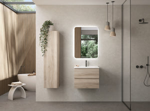 DAX Pasadena Engineered Wood Single Vanity Cabinet, 24", Pine DAX-PAS012412