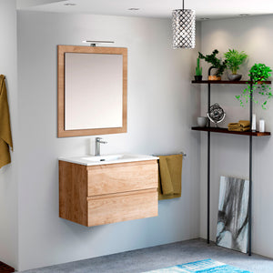 DAX Pasadena Engineered Wood Single Vanity Cabinet, 28", Oak DAX-PAS012814