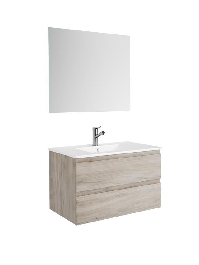 DAX Pasadena Engineered Wood Single Vanity Cabinet, 32", Pine DAX-PAS013212