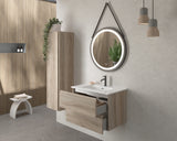DAX Pasadena Engineered Wood Single Vanity Cabinet, 32", Pine DAX-PAS013212