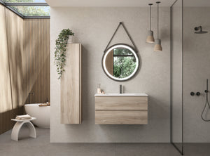 DAX Pasadena Engineered Wood Single Vanity Cabinet, 36", Pine DAX-PAS013612