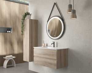 DAX Pasadena Engineered Wood Single Vanity Cabinet, 36", Pine DAX-PAS013612