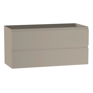 DAX Pasadena Single Vanity Cabinet with Onix Basin, 36", Matte Mink DAX-PAS013674-ONX