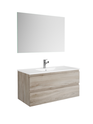 DAX Pasadena Engineered Wood Single Vanity Cabinet, 40", Pine DAX-PAS014012