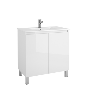 DAX Sunset Engineered Wood Single Vanity, 32", Glossy White DAX-SUN013211