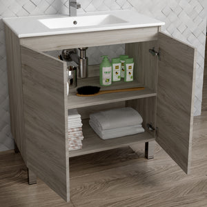DAX Sunset Engineered Wood Single Vanity, 32", Pine DAX-SUN013212