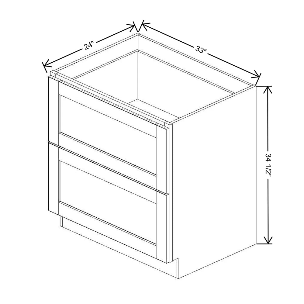 White Shaker " Wide × " High Wall Cabinet - J&K Cabinetry