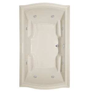 Hydro Systems DEB7242AWP-BIS DEBRA 7242 AC W/WHIRLPOOL SYSTEM-BISCUIT