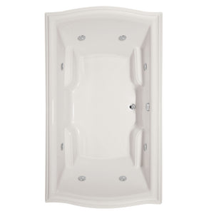 Hydro Systems DEB7242AWP-WHI DEBRA 7242 AC W/WHIRLPOOL SYSTEM-WHITE