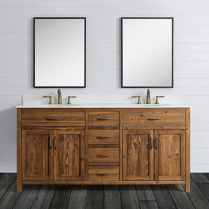 Bryson 72" Vanity Base Only in Walnut