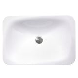 Nantucket Sinks 21 Inch Rectangular Drop-In Ceramic Vanity Sink DI-2114-R