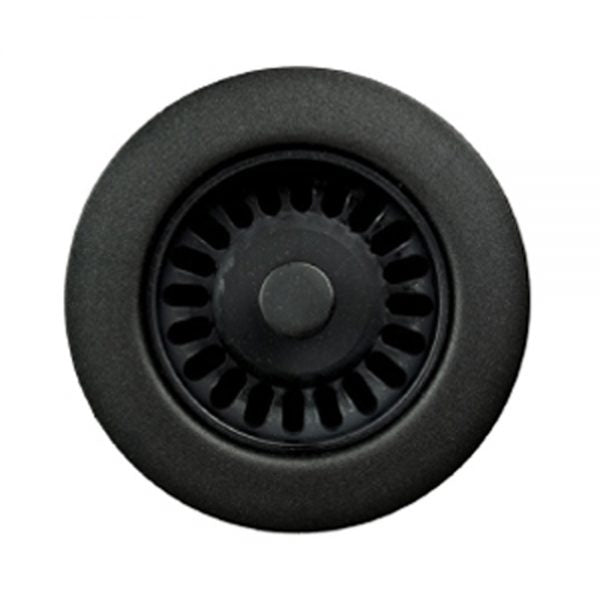 Hamat - DIS-2002 MB - 3 1/2"  Matte Black Disposal Flange/Strainer
