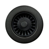 Hamat - DIS-2002 MB - 3 1/2"  Matte Black Disposal Flange/Strainer