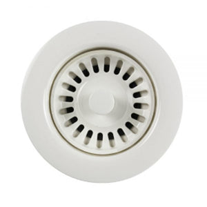 Hamat - DIS-2002 WH - 3 1/2"  White Disposal Flange/Strainer