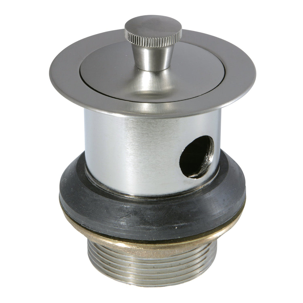 Trimscape DLL228 Brass Lift and Turn Tub Drain with Overflow, Brushed Nickel