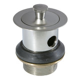 Trimscape DLL228 Brass Lift and Turn Tub Drain with Overflow, Brushed Nickel