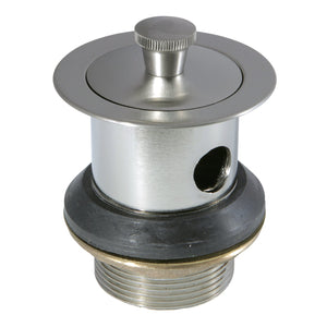 Trimscape DLL228 Brass Lift and Turn Tub Drain with Overflow, Brushed Nickel