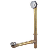 Made To Match DLL3168 21-Inch Brass Lift and Turn Tub Waste and Overflow, Brushed Nickel