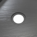 DreamLine SlimLine 32 in. D x 60 in. W x 2 3/4 in.  Left Drain Single Threshold Shower Base in Slate Gray