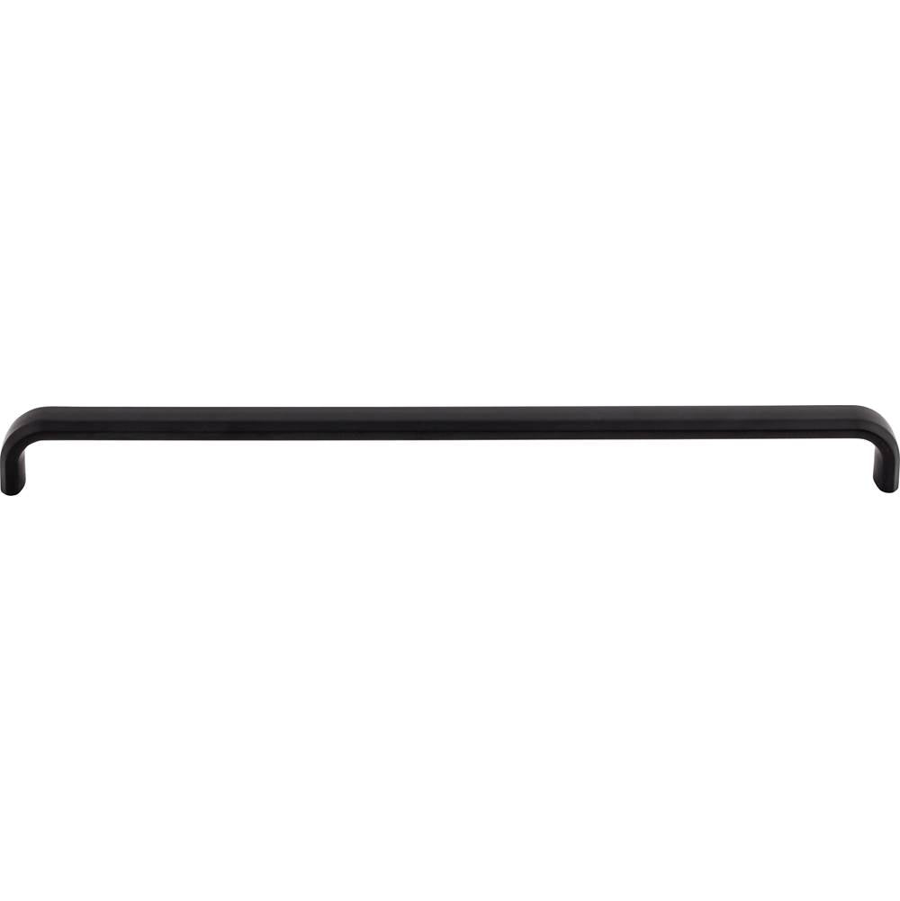 Top Knobs TK3016 Telfair Pull 12 Inch (c-c) - Flat Black